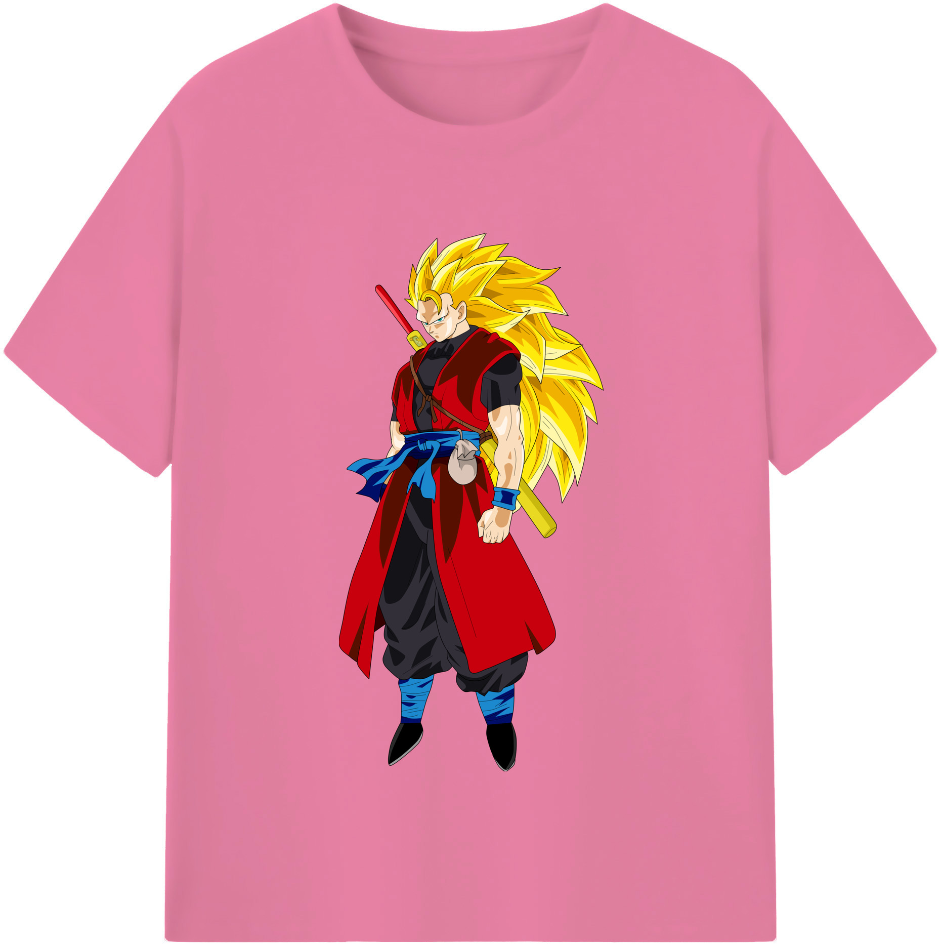 （画像用） ドラゴンボール トランクス（Torankusu）DRAGON BALL Trunks 綿100％半袖Tシャツ（フロントプリント）